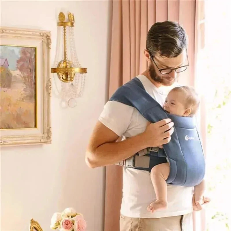 Ergobaby - Embrace Knit Newborn Carrier - Soft Navy 3 Ergobaby - Embrace Knit Newborn Carrier - Soft Navy - Image 3