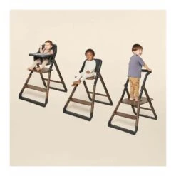 Ergobaby - Evolve High Chair, Dark Wood (Kitchen Helper Piece Is Sold Separately) 8 Ergobaby - Evolve High Chair, Dark Wood (Kitchen Helper Piece Is Sold Separately) -Baby Ease Deals Store ergobaby evolve high chair kitchen helper bundle dark wood image 5