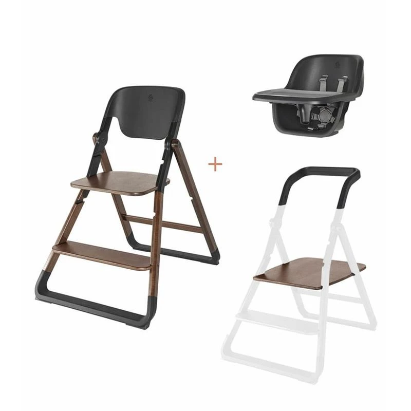 Ergobaby - Evolve High Chair, Dark Wood (Kitchen Helper Piece Is Sold Separately) 4 Ergobaby - Evolve High Chair, Dark Wood (Kitchen Helper Piece Is Sold Separately) - Image 4