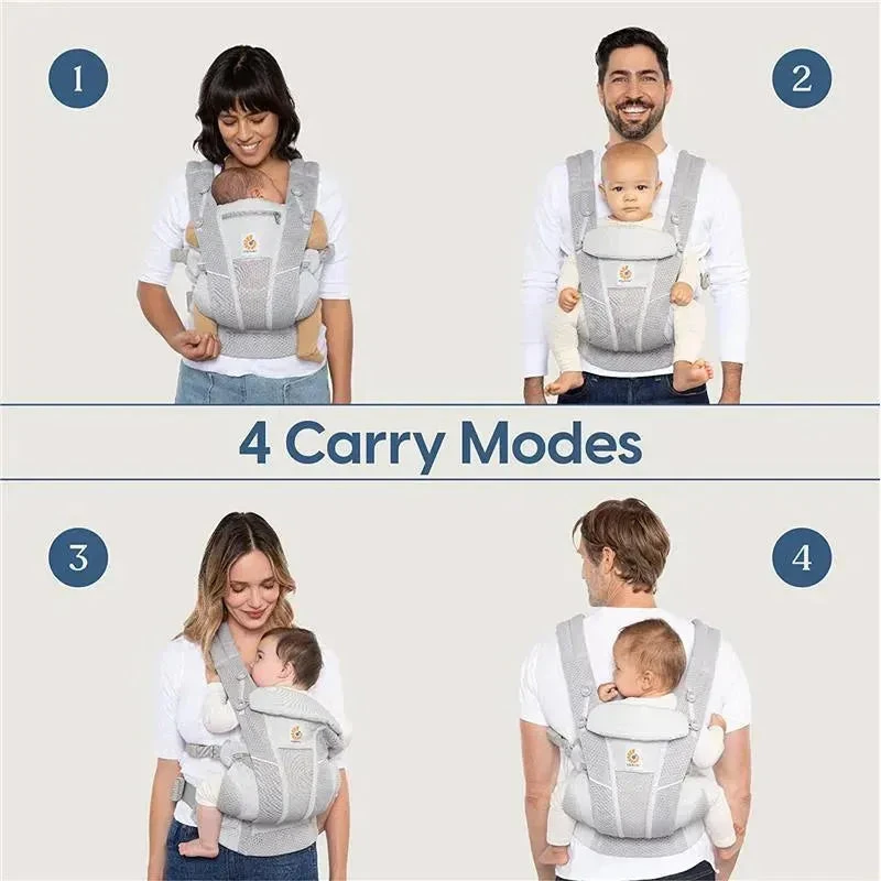 Ergobaby - Omni Dream All Carry Positions SoftTouch Cotton Baby Carrier, Natural Dots 2 Ergobaby - Omni Dream All Carry Positions SoftTouch Cotton Baby Carrier, Natural Dots - Image 2