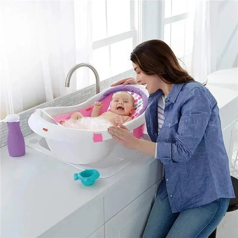 Fisher Price - Baby Bath Tub 4 In 1 Sling 'N Seat Tub, Girl 9 Fisher Price - Baby Bath Tub 4 In 1 Sling 'N Seat Tub, Girl - Image 9