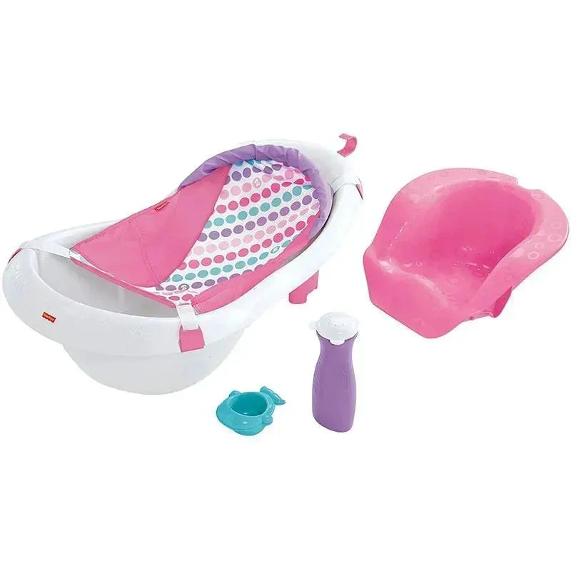 Fisher Price - Baby Bath Tub 4 In 1 Sling 'N Seat Tub, Girl 3 Fisher Price - Baby Bath Tub 4 In 1 Sling 'N Seat Tub, Girl - Image 3