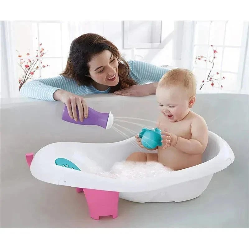 Fisher Price - Baby Bath Tub 4 In 1 Sling 'N Seat Tub, Girl 4 Fisher Price - Baby Bath Tub 4 In 1 Sling 'N Seat Tub, Girl - Image 4