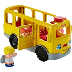 Fisher Price Fisher-Price - Little People Musical Toddler Toy Sit With Me School Bus, 1+ Years