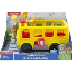 Fisher Price Fisher-Price - Little People Musical Toddler Toy Sit With Me School Bus, 1+ Years -Baby Ease Deals Store fisher price little people musical toddler toy sit with me school bus 1 years image 3