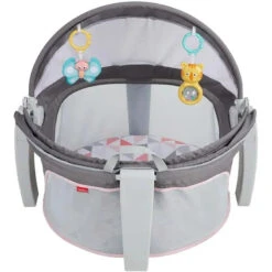 Fisher Price On-The-Go Baby Dome, Baby Girl Play Space & Napping Spot, Rosy Windmill -Baby Ease Deals Store fisher price on the go baby dome baby girl play space napping spot rosy windmill image 9
