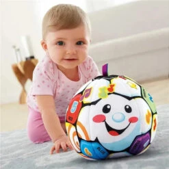 Fisher Price - Singin’ Soccer Ball Plush With Sounds -Baby Ease Deals Store fisher price singin soccer ball plush with sounds image 3
