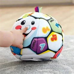 Fisher Price - Singin’ Soccer Ball Plush With Sounds -Baby Ease Deals Store fisher price singin soccer ball plush with sounds image 4