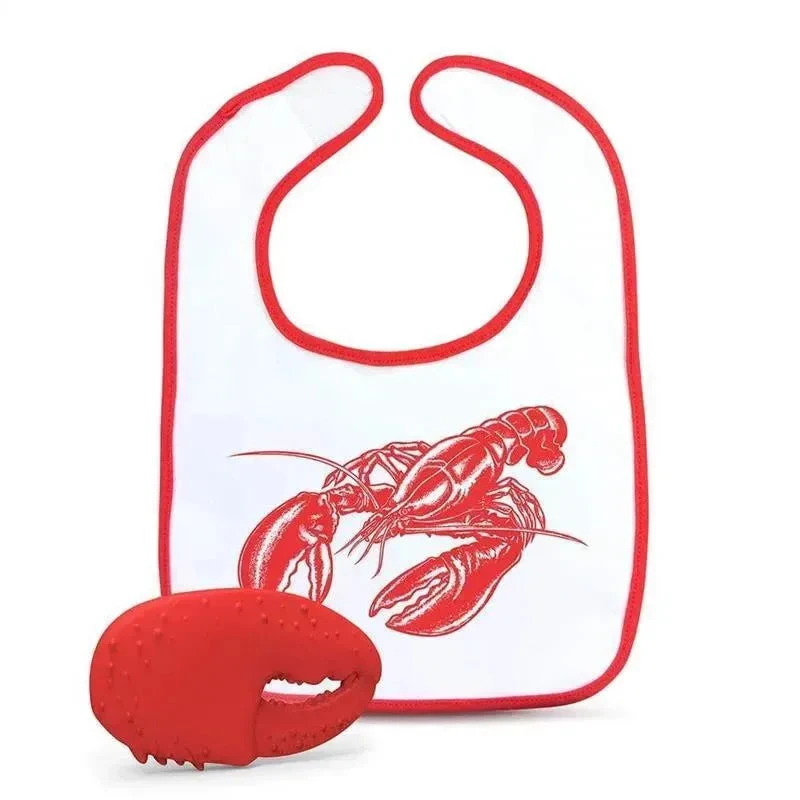 Fred & Friends Chill Baby Dressed To Spill - Lobster Bib Set 2 Fred & Friends Chill Baby Dressed To Spill - Lobster Bib Set - Image 2