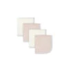 Gerber 4 PAck Girls Pink Woven Washcloths