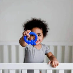 Green Sprouts Silicone Fruit Teether, Strawberry -Baby Ease Deals Store green sprouts silicone fruit teether strawberry image 5