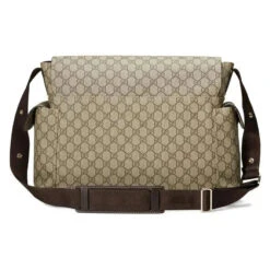Gucci Supreme Diaper Bag With Changing Pad, Beige -Baby Ease Deals Store gucci supreme diaper bag with changing pad beige image 19