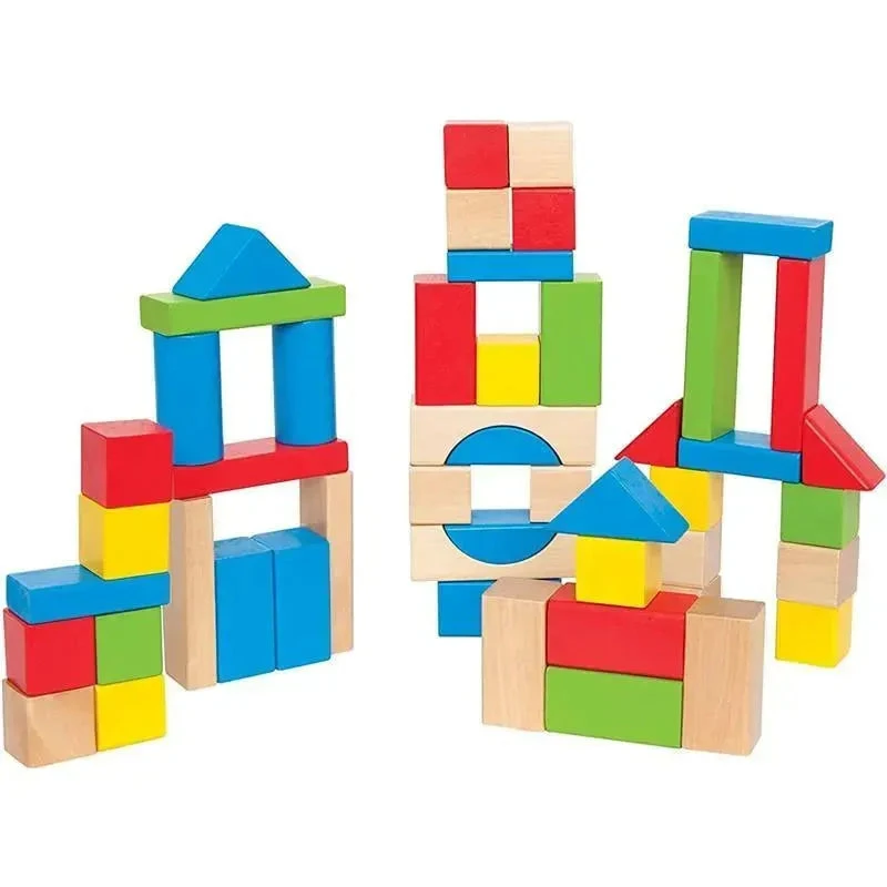 Hape - Maple Wood Kids Building Blocks 4 Hape - Maple Wood Kids Building Blocks - Image 4