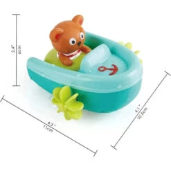 Hape - Tubing Pull-Back Boat Bath Toy -Baby Ease Deals Store hape tubing pull back boat bath toy image 7