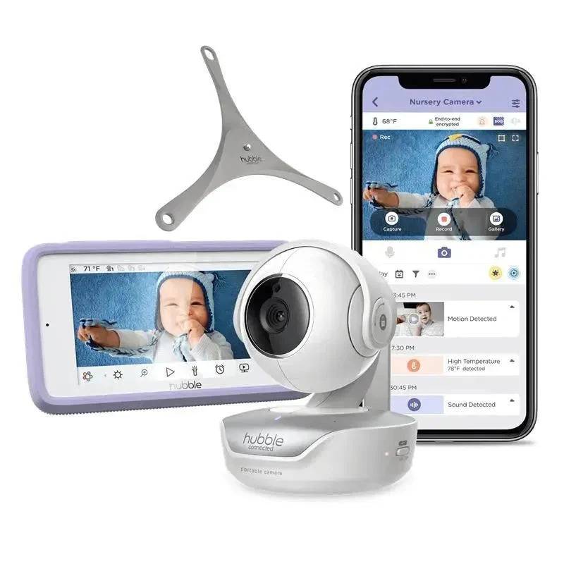 Hubble - Wi-Fi Nursery Pal Deluxe 5 Smart Hd Baby Monitor With Touch Screen Viewer & Portable Camera 1 Hubble - Wi-Fi Nursery Pal Deluxe 5 Smart Hd Baby Monitor With Touch Screen Viewer & Portable Camera