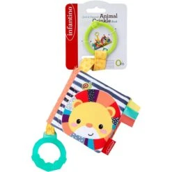 Infantino - Link & Crinkle Animal Counting Book