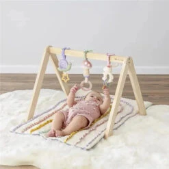 Itzy Ritzy - Bitzy Bespoke Ritzy Activity Gym™ Wooden Gym, Pastel -Baby Ease Deals Store itzy ritzy bitzy bespoke ritzy activity gym wooden gym pastel image 3