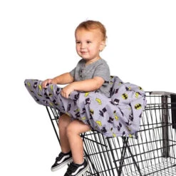 J.L. Childress - DC Comics Batman Shopping Cart & High Chair Cover For Baby To Toddler -Baby Ease Deals Store j l childress dc comics batman shopping cart high chair cover for baby to toddler image 7