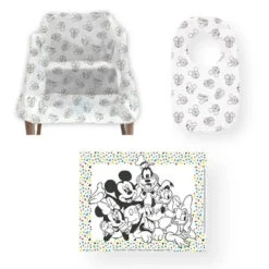 J.L. Childress - Disney Baby Disposable Dining Out Bundle, 3 Pack