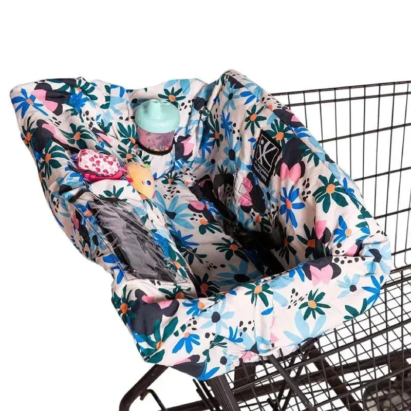 J.L. Childress - Shopping Cart & High Chair Cover For Baby To Toddler, Minnie Floral 1 J.L. Childress - Shopping Cart & High Chair Cover For Baby To Toddler, Minnie Floral