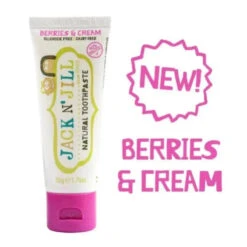 Jack N' Jill - Natural Toothpaste For Babies & Toddlers, Berries & Cream 1.76 Oz