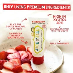 Jack N' Jill - Natural Toothpaste For Babies & Toddlers, Berries & Cream 1.76 Oz -Baby Ease Deals Store jack n jill natural toothpaste for babies toddlers berries cream 1 76 oz image 3