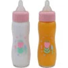 JC Toys - Deluxe Disappearing Magic Bottles, Fits All Dolls, Milk And Juice, Ages 2+, Pink
