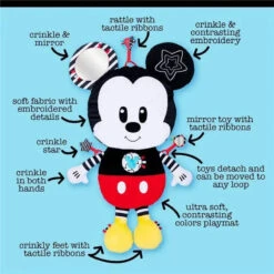 Kids Preferred - Disney Black & White Mickey Mouse Playmat 6 Kids Preferred - Disney Black & White Mickey Mouse Playmat -Baby Ease Deals Store kids preferred disney black white mickey mouse playmat image 5