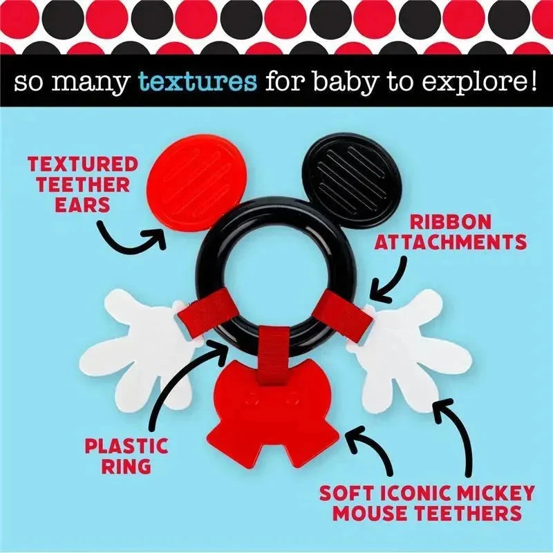 Kids Preferred - Disney Black & White Mickey Mouse Teether 3 Kids Preferred - Disney Black & White Mickey Mouse Teether - Image 3