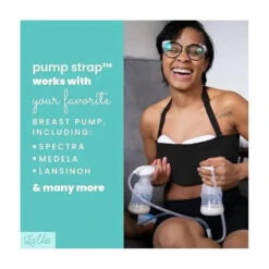 La Vie - Pump Strap Hands-Free Pumping & Nursing Bra, Black -Baby Ease Deals Store la vie pump strap hands free pumping nursing bra black image 3