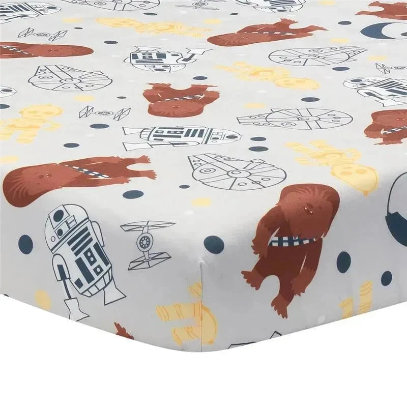 Lambs & Ivy - Baby Sheet, Stars Wars Millennium Falcon 1 Lambs & Ivy - Baby Sheet, Stars Wars Millennium Falcon