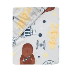 Lambs & Ivy - Baby Sheet, Stars Wars Millennium Falcon 5 Lambs & Ivy - Baby Sheet, Stars Wars Millennium Falcon -Baby Ease Deals Store lambs ivy baby sheet stars wars millennium falcon image 5