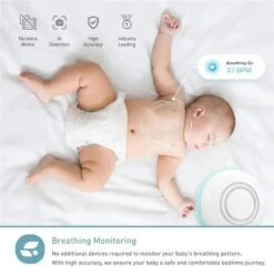 Lollipop - Baby Monitor Full-Featured Smart Wi-Fi Camera, Cotton Candy -Baby Ease Deals Store lollipop baby monitor full featured smart wi fi camera cotton candy image 3