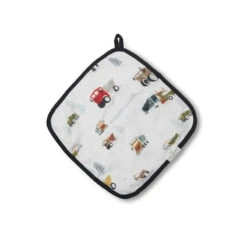 Loulou Lollipop - 3Pk Washcloth Set, Happy Trucks -Baby Ease Deals Store loulou lollipop 3pk washcloth set happy trucks image 5