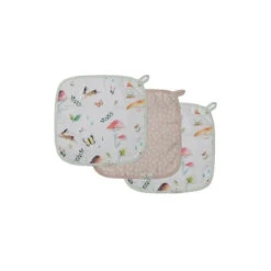 Loulou Lollipop - 3Pk Washcloth Set, Woodland Gnome
