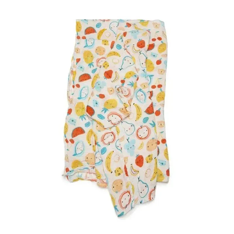 Loulou Lollipop Cutie Fruits Swaddle 2 Loulou Lollipop Cutie Fruits Swaddle - Image 2