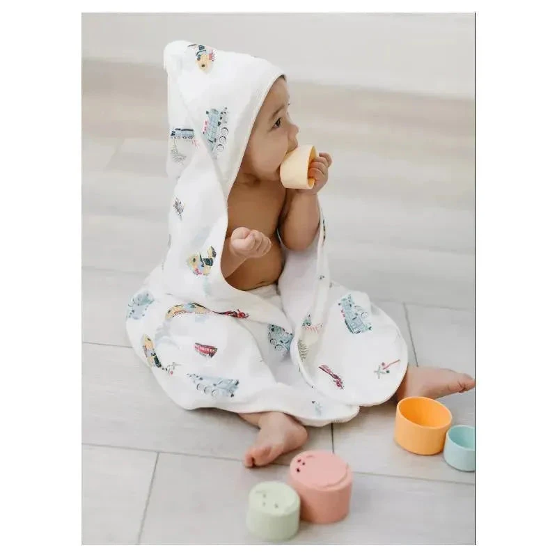Loulou Lollipop - Hooded Towel Set, Floral Bouquet 2 Loulou Lollipop - Hooded Towel Set, Floral Bouquet - Image 2