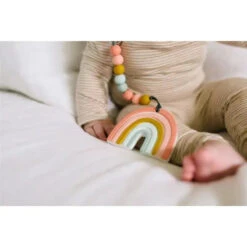 Loulou Lollipop Silicone Teether Set, Pastel Rainbow -Baby Ease Deals Store loulou lollipop silicone teether set pastel rainbow image 7