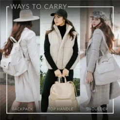 Luli Bebe - Monaco Diaper Bag Backpack, Ebony-Black -Baby Ease Deals Store luli bebe monaco diaper bag backpack ebony black image 6