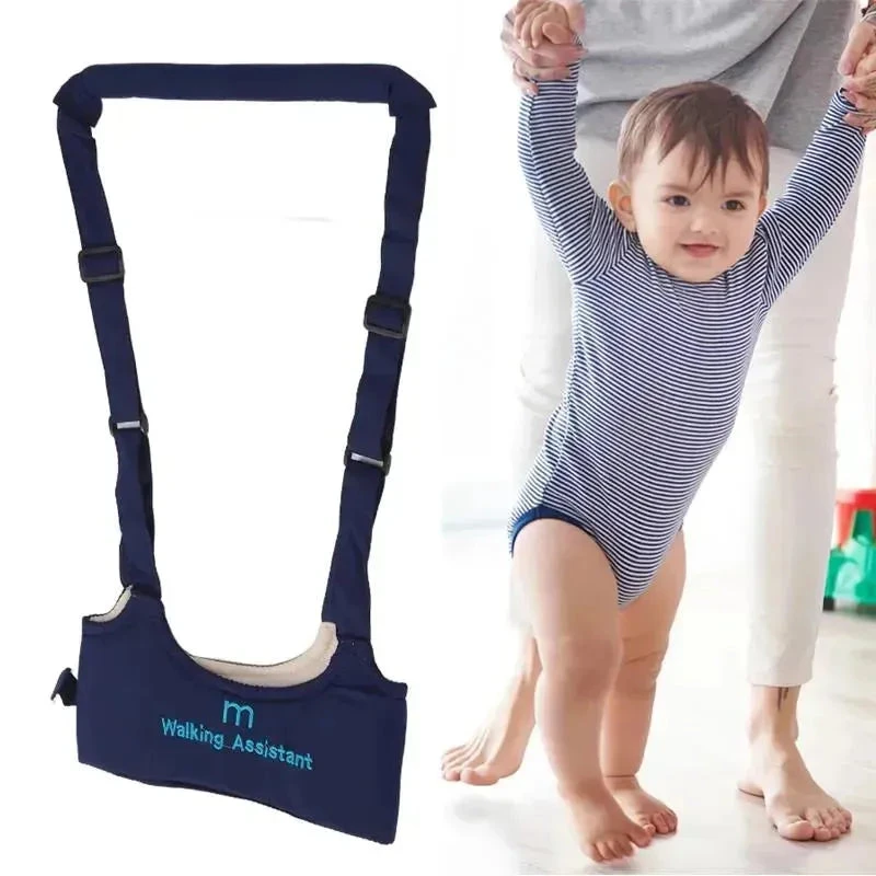 Macrobaby - Adjustable Length Baby & Toddler Belt Walking Wings, Navy Blue 1 Macrobaby - Adjustable Length Baby & Toddler Belt Walking Wings, Navy Blue