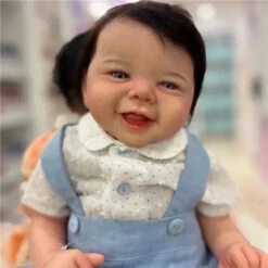 Reborn Baby Doll - White Vinyl & Fabric Torso, Vivian