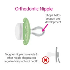 Mam 2-Pack Orthodontic Camo Silicone Pacifier 16+ Months - Colors May Vary -Baby Ease Deals Store mam 2 pack orthodontic camo silicone pacifier 16 months colors may vary image 5