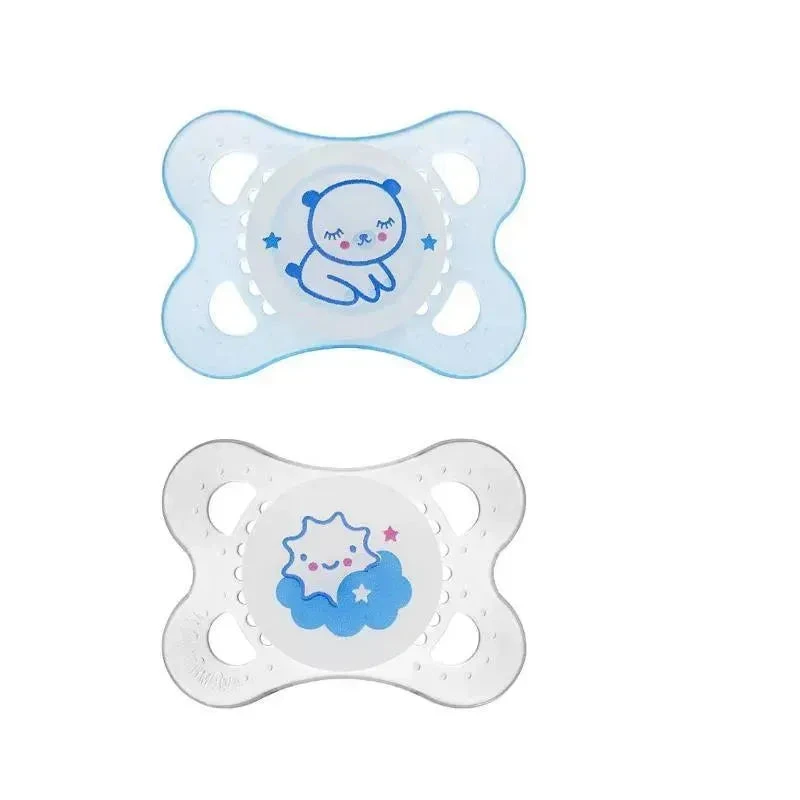 Mam Air Night Pacifier Assorted Blue/Green/Pink 2pk 1 Mam Air Night Pacifier Assorted Blue/Green/Pink 2pk