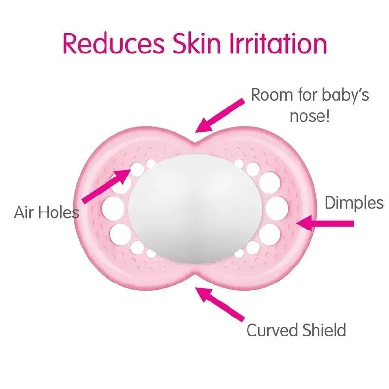 Mam - Matte Deco Pacifier 6-16 Months, Girl 2 Mam - Matte Deco Pacifier 6-16 Months, Girl - Image 2