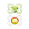 Mam Mini Air Pacifier 0-6M, 2-Pack, Green