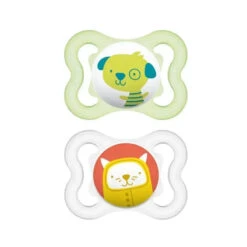 Mam Mini Air Pacifier 0-6M, 2-Pack, Green