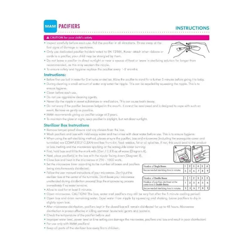 Mam Mini Air Pacifier 0-6M, 2-Pack, Green 10 Mam Mini Air Pacifier 0-6M, 2-Pack, Green - Image 10