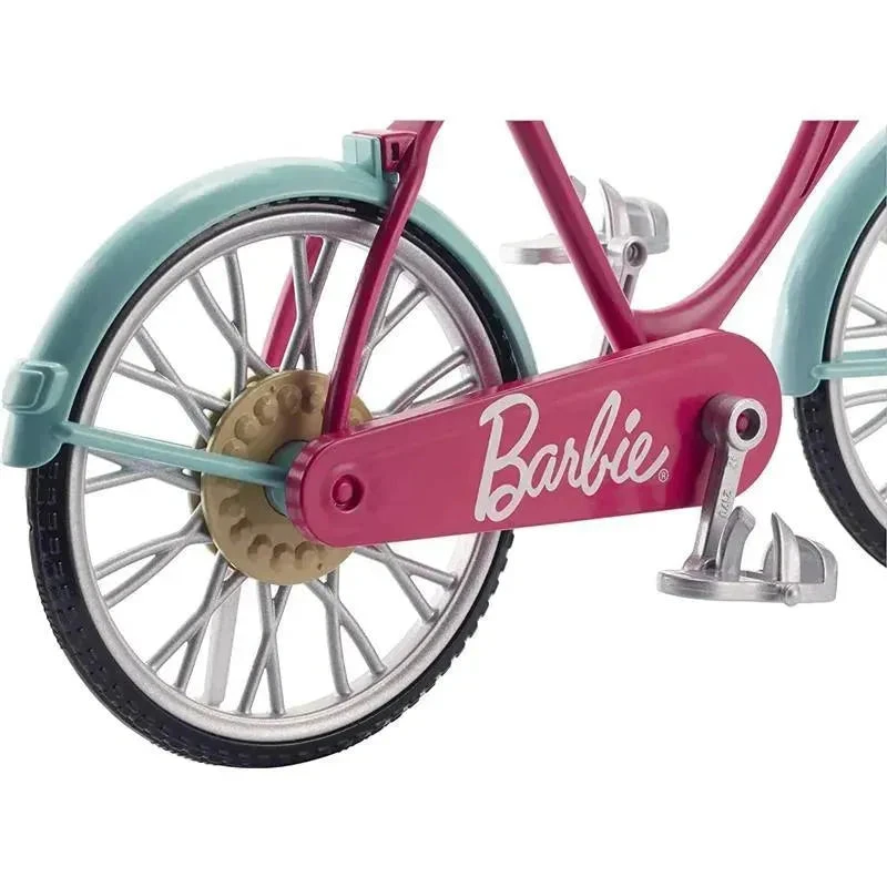 Fisher Price Mattel - Barbie Bicycle With Basket Of Flowers 2 Fisher Price Mattel - Barbie Bicycle With Basket Of Flowers - Image 2