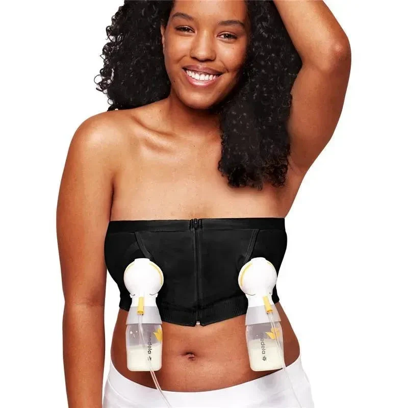 Medela - Hands Free Pumping Bustier, Black 1 Medela - Hands Free Pumping Bustier, Black