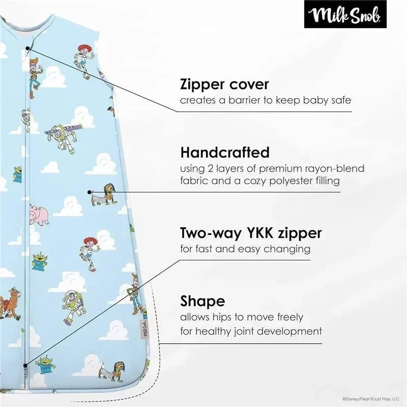 Milk Snob - Disney Baby Sleeping Sack, Sleeveless Sleep Bag And Wearable Zip Up Blanket, Toy Story 5 Milk Snob - Disney Baby Sleeping Sack, Sleeveless Sleep Bag And Wearable Zip Up Blanket, Toy Story - Image 5